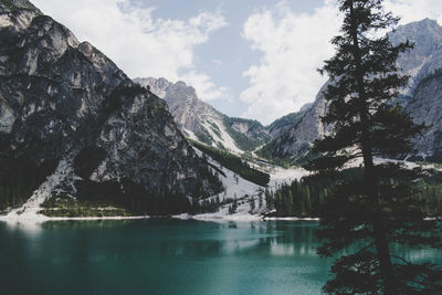 View on lake braies