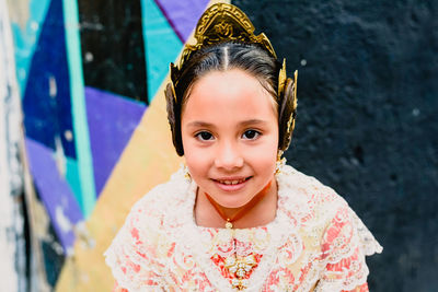 Portrait of a smiling girl