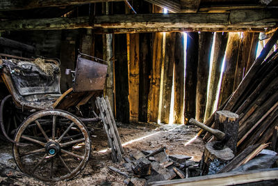 Old abandoned vehicle