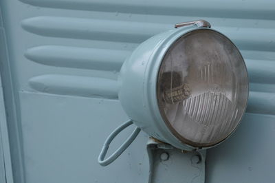 Close-up of lighting equipment