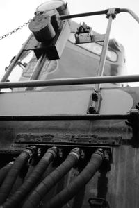 Close-up of man on boat