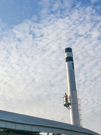 Low angle view of building against sky