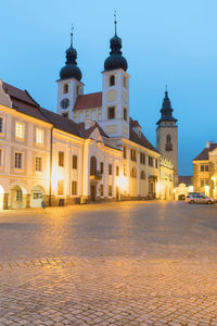 View of buildings in city