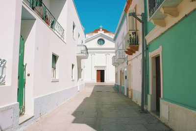 Alley leading towards church