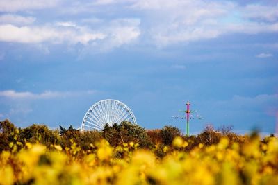 Ferris wheel against sky