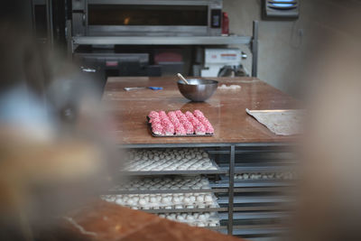 Man preparing food in kitchen