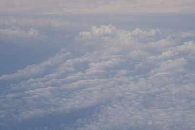Low angle view of clouds in sky