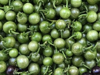 Full frame shot of fruits for sale in market