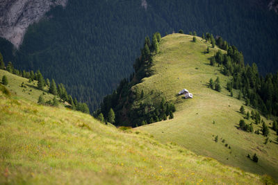 Scenic view of dolomites