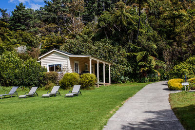 View of formal garden