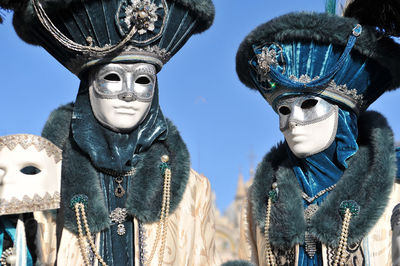 People weared mask in mask festival in venezia