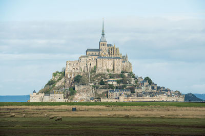 View of the mont saint-michel, france