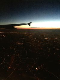 Aerial view of landscape