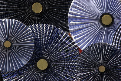 Variety of parasols for sale at market