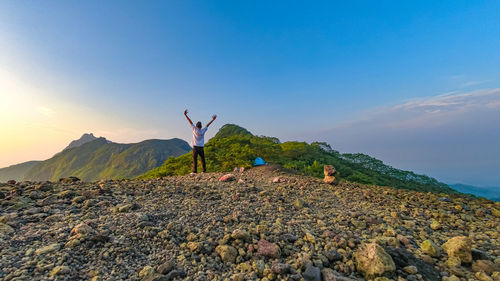 Scenic view of landscape against sky