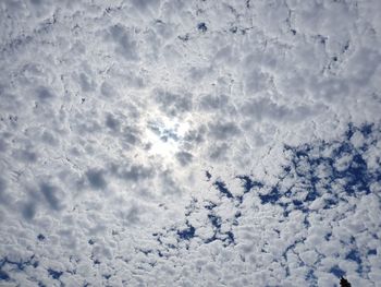 Low angle view of cloudscape against sky