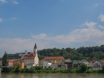 Passau at the danube river