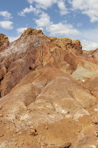 Scenic view of rocky mountains against sky