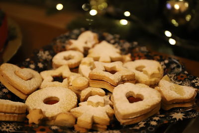 Close-up of cookies