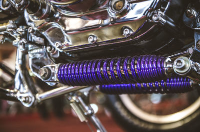 Full frame shot of machine part