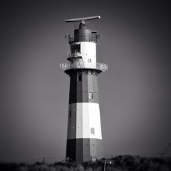 Low angle view of lighthouse