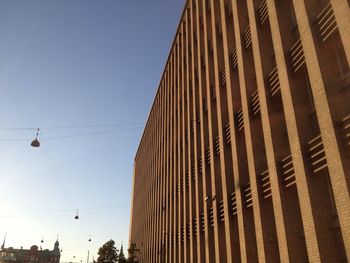 Low angle view of buildings in city