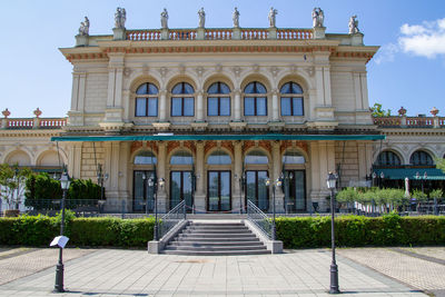 Facade of historical building