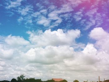 Low angle view of sky