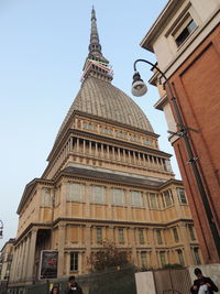 Low angle view of historical building