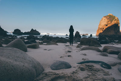 Panoramic view of beach