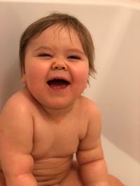 Portrait of cute baby girls