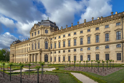 Low angle view of historical building