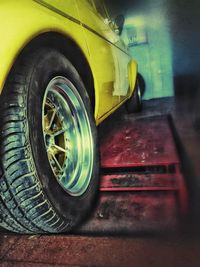 Close-up of car