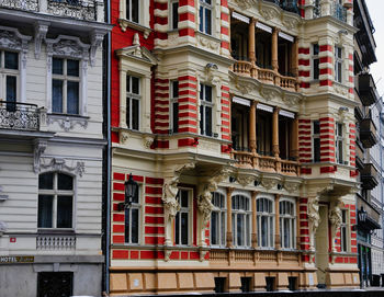 Low angle view of residential building