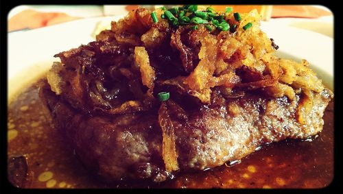 Close-up of food