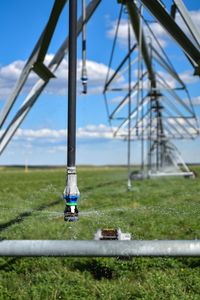 Sprinkler on a irrigation equipment 