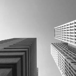 Low angle view of buildings against sky