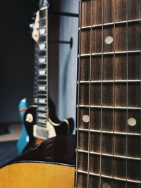 Close-up of guitar