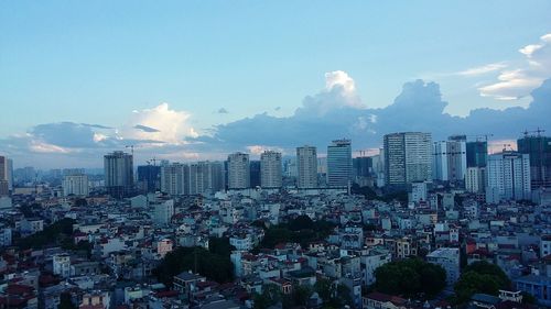 View of cityscape against sky