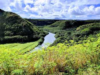 Scenic view of landscape against sky