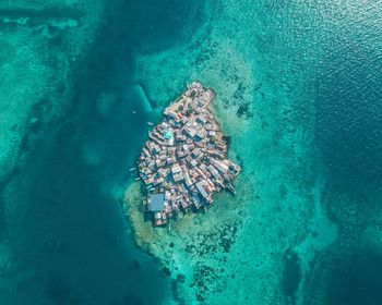 Aerial view of sea