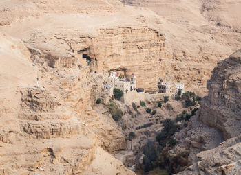 Scenic view of rock formations