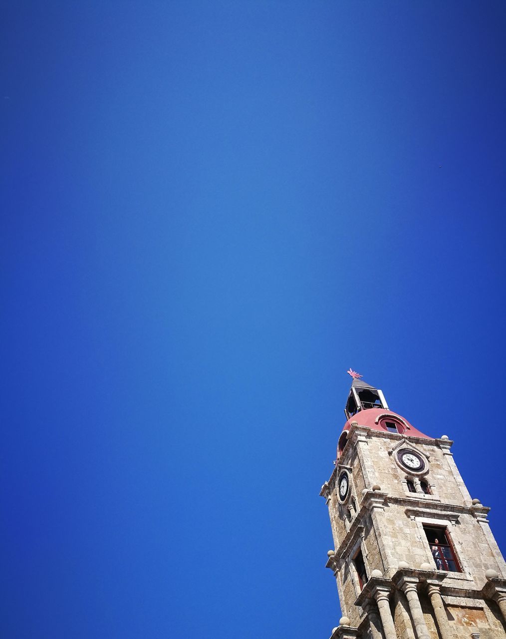LOW ANGLE VIEW OF BELL TOWER