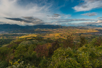 Scenic view of landscape against sky