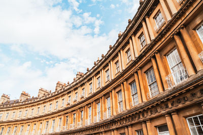 Low angle view of building against sky