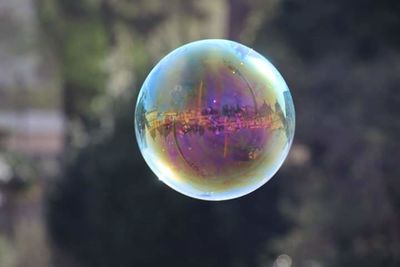 Close-up of bubbles