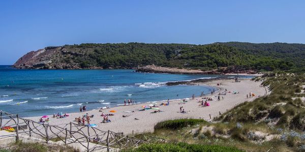 Scenic view of beach