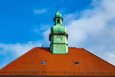 Low angle view of building against sky