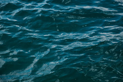 Full frame shot of sea water