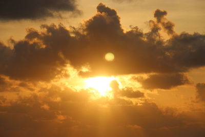 Scenic view of sky during sunset